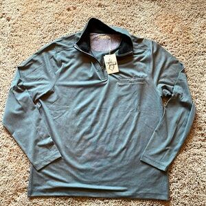 NWT gray Age of Wisdom half zip pullover size medium